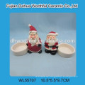 Großhandel Weihnachten Schneemann Design Keramik Kerzenhalter